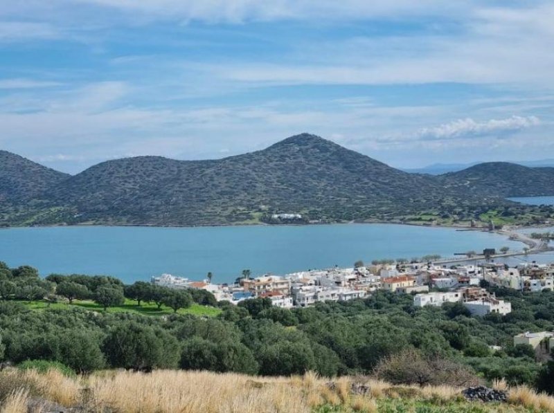 Elounda MIT BESICHTIGUNGSVIDEO: Baugrundstück mit Panorama-Blick Grundstück kaufen